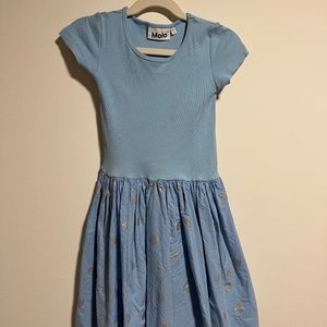 MOLO Cissa Silver Dot Dress